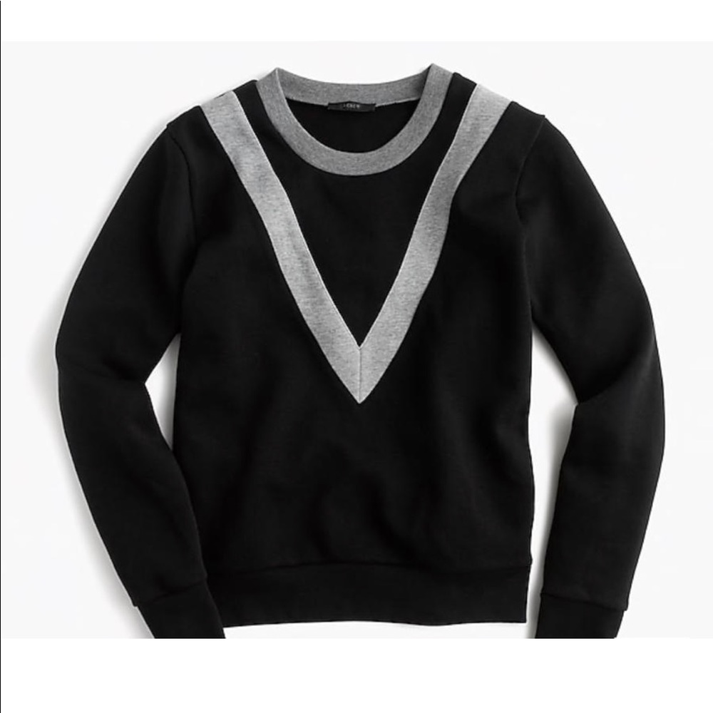 JCrew Woman’s Varsity Color Block Sweatshirt